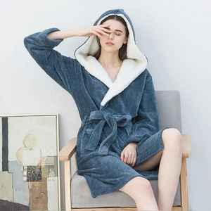 Buy Professional Unisex Cotton Velour <b>Spa</b> Gown for Couples Velvet Bathrobe Men's Breathable Bathrobe OEM Service Sleepwear - Product Image 4