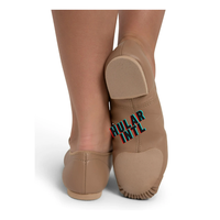 Chaussures de danse jazz professionnelles personnalisées pour femmes, filles et enfants, entraînement de ballet en salle HULAR INTL HU-DS-J9, dessus en cuir fendu, suède
