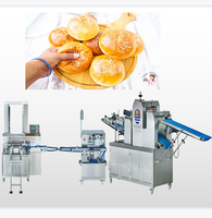 Ligne de production de pain à hamburger rond Le petit pain cuit au four est un type de ligne de production de rouleaux de pain