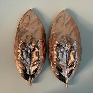 Cuenco de frutas secas de hoja con acabado de cobre hecho a mano utilizado para Bodas de fiesta y hogar al precio más bajo - Product Image 6