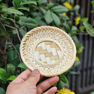 VENTE OFF 10% haute qualité plat Winnoving bambou panier pour affichage nourriture et décoration de la maison bon prix pour petite quantité - Product Image 4