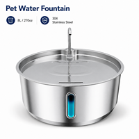 8L Steckbarer Katzenbrunnen mit großer Kapazität, automatischer Wasserspender für mehrere Katzen und Hunde, OEM ODM