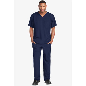 Haute qualité soins infirmiers Scrubs élégant soins de santé hommes à la mode uniformes médicaux Scrubs costumes - Product Image 4