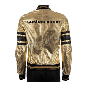 Người đàn ông của Chicago cổ điển Bóng Chày máy bay ném bom da áo khoác siêu trò chơi letterman Varsity len đen bò da tay áo mùa đông lông cừu - Product Image 4