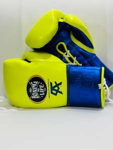 Guantes de boxeo profesionales No Boxing No Life Lace-Up Training & Sparring Guantes de boxeo de cuero PU Guantes hechos en Pakistán - Product Image 6