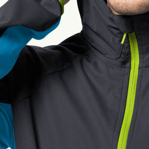Chaqueta Softshell de hombre con logotipo personalizado de alta calidad al por mayor barata impermeable para invierno con posición de logotipo frontal - Product Image 6