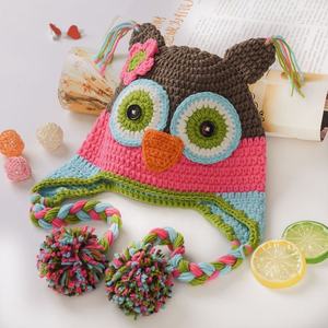 Gorro de Ganchillo Estilo 2025, Gorro de Búho Hecho a Mano de Alta Calidad para Niños y Bebés, Gorro de Invierno Disponible - Product Image 1