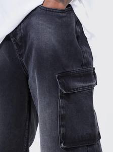 Vaqueros lavados de pierna recta clásicos para hombre de la mejor calidad, Vaqueros cómodos para uso diario, perfectos para trajes de inspiración vintage - Product Image 5