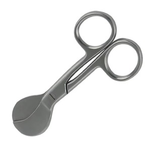 Ciseaux chirurgicaux pour cordon ombilical Instruments d'opération de coupe de point électrique Lame incurvée plate large du fabricant - Product Image 6