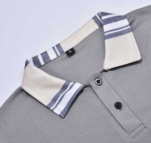 Chemises pour hommes en coton uni respirant de haute qualité, style nouveau, sur mesure, vêtements décontractés - Product Image 5