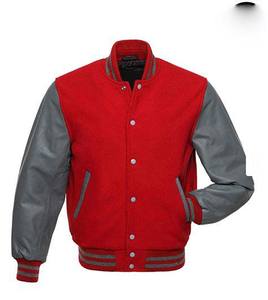 Chaquetas de equipo de fútbol americano universitario con cuello levantado personalizadas al por mayor con chenille CollegeBaseballjacket para hombre - Product Image 4