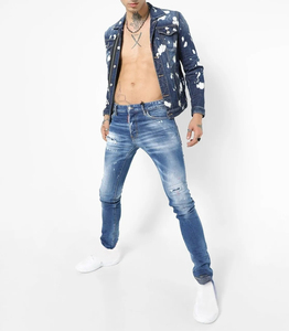 Haute qualité Premium conception personnalisée mince à manches longues hommes Style classique Vintage Denim veste Pakistan automne hiver lavé - Product Image 1