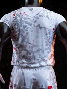 Ensembles d'uniformes de basket-ball personnalisables Plus Size 100% Polyester Sublimation Technique avec nom de l'équipe - Product Image 3