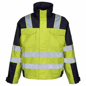 OEM Wholesale Factory Directly Customizable Industrial Hi Vis <b>Reflective</b> Safety Waterproof Safety <b>Jackets</b> for <b>Men</b> - Product Image 1