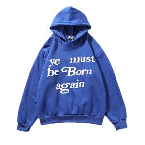 Top Qualité Heavyweight Puff Print Hoodies Hommes Survêtements 100% Coton Sweat Personnalisé Streetwear Araignée À Capuche - Product Image 2