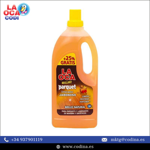 Custom Logo and Size Best Quality "LA OCA BRILLANT PARQUET" 1L for Laminate and Hardwood <b>Mop</b> <b>Floor</b> Cleaning - Product Image 2