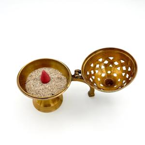 High Demand <b>Incense</b> Burner B2B Selling <b>Incense</b> Burner Meditation Worship Temple Home Decor Factory Direct Brass <b>Incense</b> Burner - Product Image 2