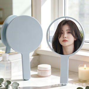 3X Magnification Round Handheld <b>Mirror</b>-Portable Pocket <b>Makeup</b> <b>Mirror</b> for Students Dormitory Gift - Product Image 4