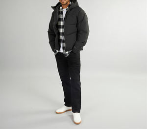 เสื้อโค้ทขนเป็ดพร้อมฮู้ดแฟชั่นฤดูหนาวกันลม - Product Image 6