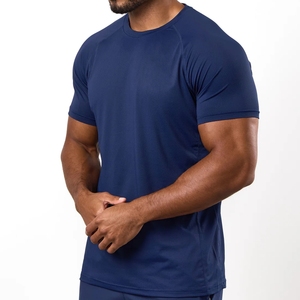 Custom Logo Anti-UV MMA Raglan Sports Shirt Quick-Dry Breathable Eco Fabric Running Gym Fitness Activewear Trendy Mens T-Shirt - Product Image 1