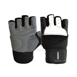 Hot Selling <b>Gym</b> Training Sports Fitness Weightlifting Gloves <b>Wrist</b> <b>Support</b> 2 Piece Weightlifting Gloves - Product Image 1