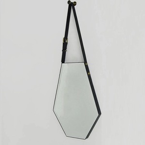 Glamorous Round Metal Wall Hanging <b>Mirror</b> Adding Shine Sophistication And Contemporary Elegance To Bedrooms Living Rooms - Product Image 2