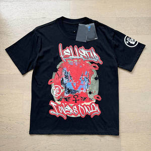 Camiseta de algodón para hombre, ligera, suave, transpirable, informal, de manga corta, esencial para el verano, cómoda, duradera, para uso diario, limpia - Product Image 1