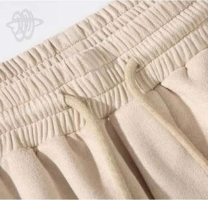 Pantalones Cortos Vintage para Hombre, 100% Algodón, Gruesos, Desgastados, Bordados, con Serigrafía, Corte y Costura Personalizados, ODM OEM - Product Image 5