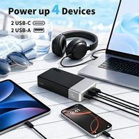 NOBIS 90W 20000mAh Batterie externe portable étanche avec écran LED Charge rapide Interfaces USB/Type-C PD3.0/QC3.0