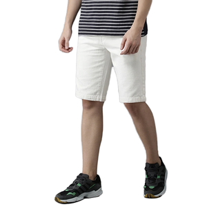 All'ingrosso cotone di qualità Streetwear estate <span class=keywords><strong>corti</strong></span> da uomo bianco tinta unita <span class=keywords><strong>pantaloncini</strong></span> in Denim mezzo pantaloni per gli uomini - Product Image 6