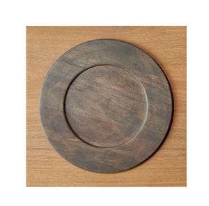 Vaisselle faite à la main de qualité supérieure gâteau aux fruits assiette alimentaire pas cher et meilleur prix assiettes de chargeur bois de manguier Antique sous assiettes - Product Image 6