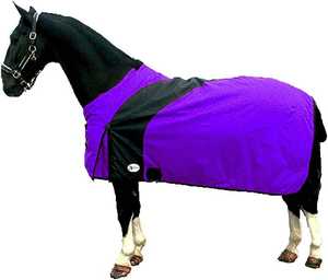Lightweight Summer Horse Turnout <b>Sheet</b> | Waterproof Breathable Equestrian Rain Rug | Premium Cotton-Polyester Blend Racing - Product Image 5