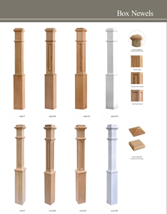 Boîte en bois massif certifiée FSC, bois de caoutchouc, pièces d'escalier, escalier, installation facile, taille personnalisée, durable, poncé, prêt à être teint - Product Image 4