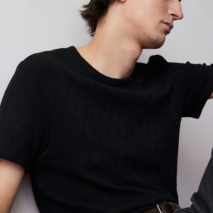 Camiseta de moda con logotipos personalizados de último diseño para hombre, hecha con el mejor material, camisetas de bajo precio de fábrica Moq para hombre - Product Image 6