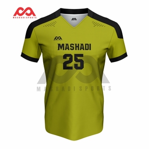 เสื้อฟุตบอล MashadiSports แบบสั่งทำพิเศษ คอวี แขนสั้น ระบายเหงื่อได้ดี สำหรับผู้ใหญ่ ทั้งชายและหญิง ผ้าโพลีเอสเตอร์ 180 กรัม - Product Image 3