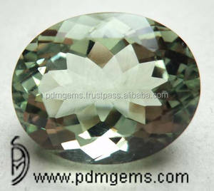 Améthyste verte pierre précieuse semi-précieuse coussin ovale forme ronde mélange pierre personnalisée à la main bijoux à bricoler soi-même pierre naturelle améthyste - Product Image 6