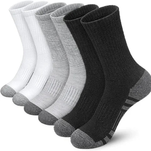Wholesale <b>Men</b> Custom Crew <b>Socks</b> <b>Sports</b> Athletic Hip-hop Anti-Slip 100% Cotton/Wool with Your Own Custom Logo - Product Image 5