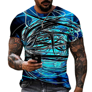 Comfortable Quick Dry Men's Sublimation T-Shirt <b>Stand</b> Collar Anti-Wrinkle Breathable High Quality - Product Image 1