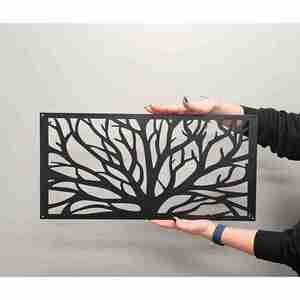 Nuevo diseño hecho en India, arte de la pared de Metal, decoración de marco cuadrado, decoración abstracta de comedor, exportador indio con calidad de exportación - Product Image 2