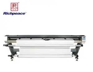 Impresora de inyección de tinta Vertical, plóter para ropa, 1350mm