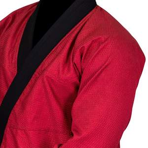 Kimono de judo de compétition, coutures renforcées, polyester/coton, séchage rapide, respirant, unisexe, vêtements d'arts martiaux, devant - Product Image 3