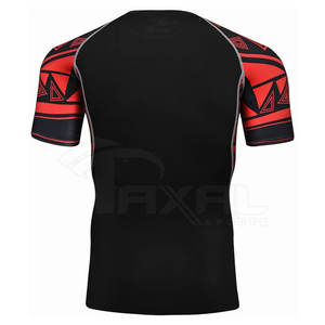 High Quality Professional Made <b>Men</b> <b>Rash</b> <b>Guard</b> Martial Arts Wear Spandex Polyester <b>Men</b> <b>Rash</b> <b>Guard</b> - Product Image 3