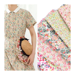 Calico Cotton <strong>Lawn</strong> Cotton Liberty London Floral Printed Poplin Textile 100% Cotton Printed <strong>Fabric</strong> for Garments - Product Image 3