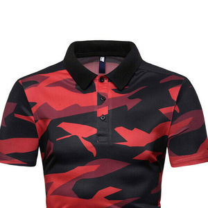 เสื้อโปโลสำหรับผู้ชายผ้าฝ้ายเป็นมิตรกับสิ่งแวดล้อมทุกขนาดและสีมีให้เลือกลายปกพับลง - Product Image 5