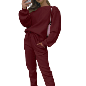 Sudadera de manga larga con cuello redondo de longitud regular y logotipo personalizado para mujer, ropa de invierno de alta calidad, tela elástica - Product Image 3