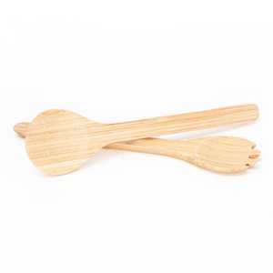 Juego de cuencos de bambú hilado ecológico superior con cuchara forma redonda para mesa de fiesta artículos de cocina al por mayor hechos a mano de Vietnam - Product Image 4