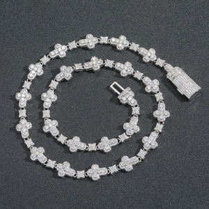 Qualité supérieure Certifié IGI VVS Moissanite Diamant Cadeau Personnalisable Plaqué Or Jaune 14k Iced Hip Hop Fine Pendentif Collier - Product Image 2