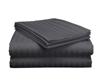 Drap de lit rayé 100% coton 400 TC