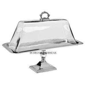 Diseño de mariposa Aspecto atractivo Tapa superior Chapado en oro de alta calidad Plato de mantequilla de metal de calidad lujosa Utensilios de cocina para el hogar y el hotel - Product Image 5