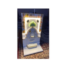 Templo de mármol interior de calidad asegurada con diseño personalizado y técnica pulida a bajo precio del proveedor de la India - Product Image 1